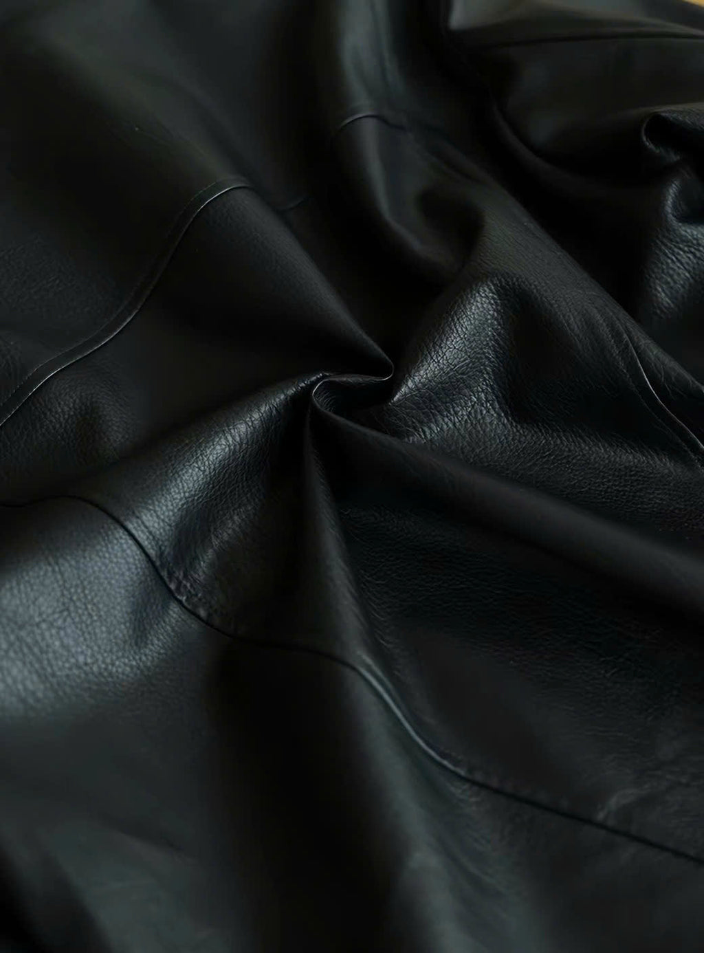Textured Leather Jacket