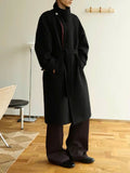 "Blood Mark" Belted Robe Coat