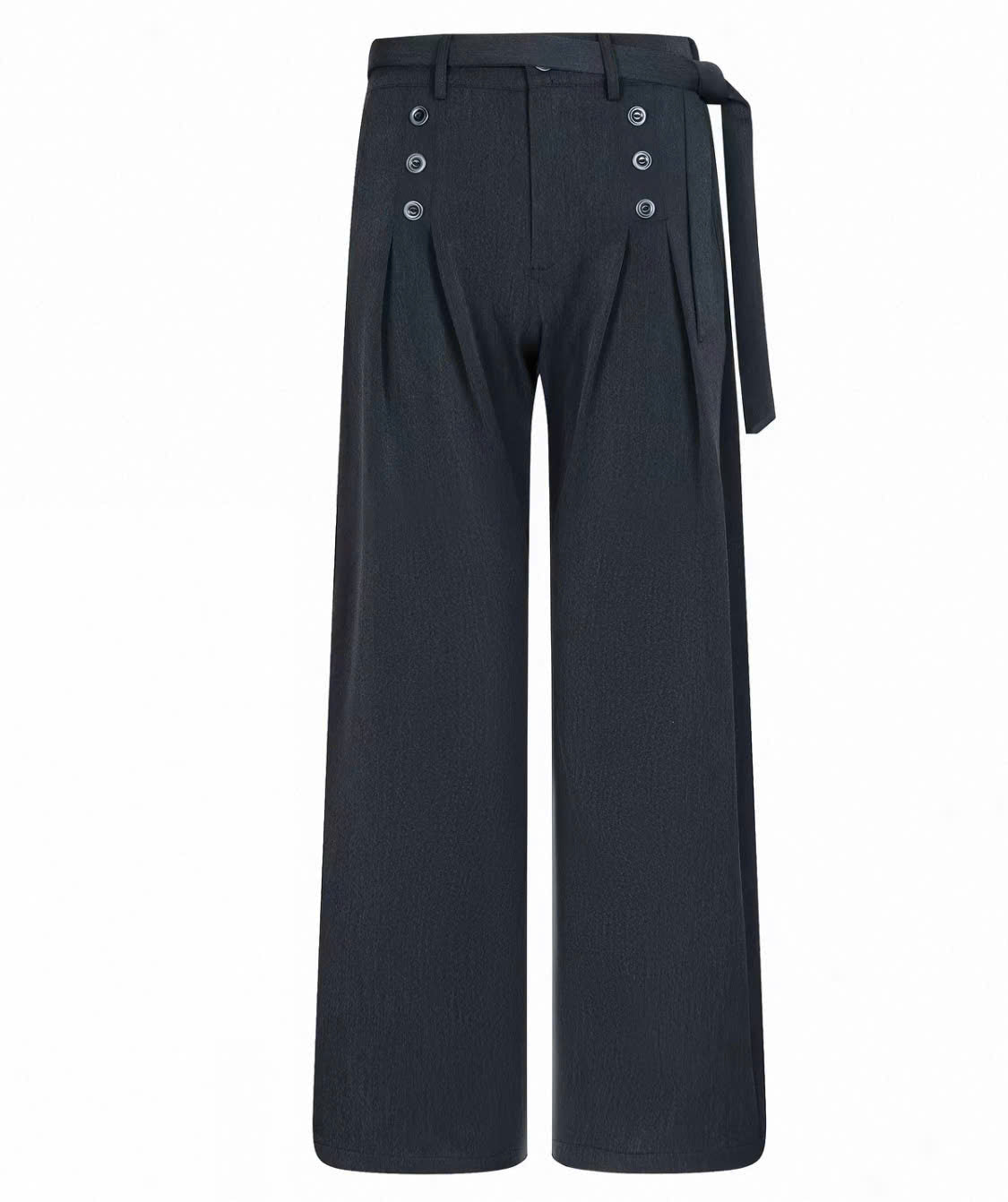 Buttoned Relaxed Trousers