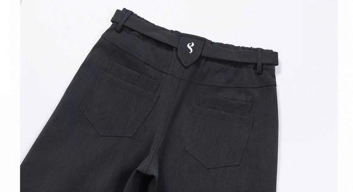 Buttoned Relaxed Trousers