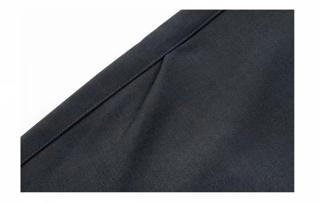 Curved-Knife Relaxed Trousers