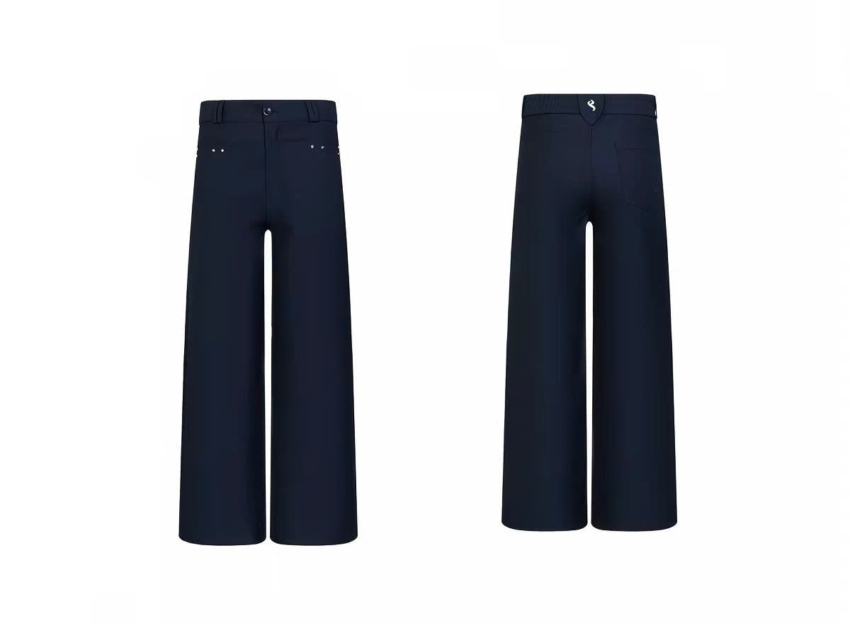Straight-Leg Relaxed Trousers