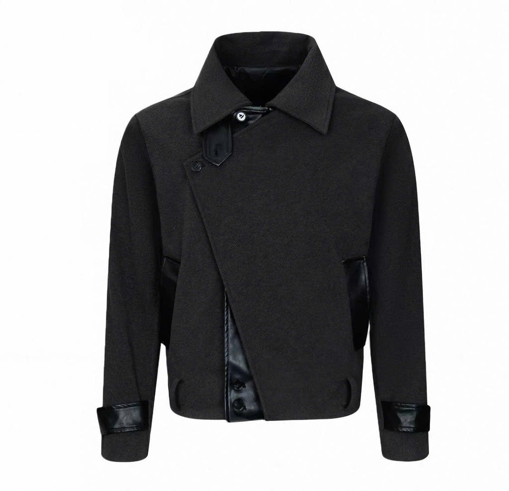 Wool Blend Structured Jacket