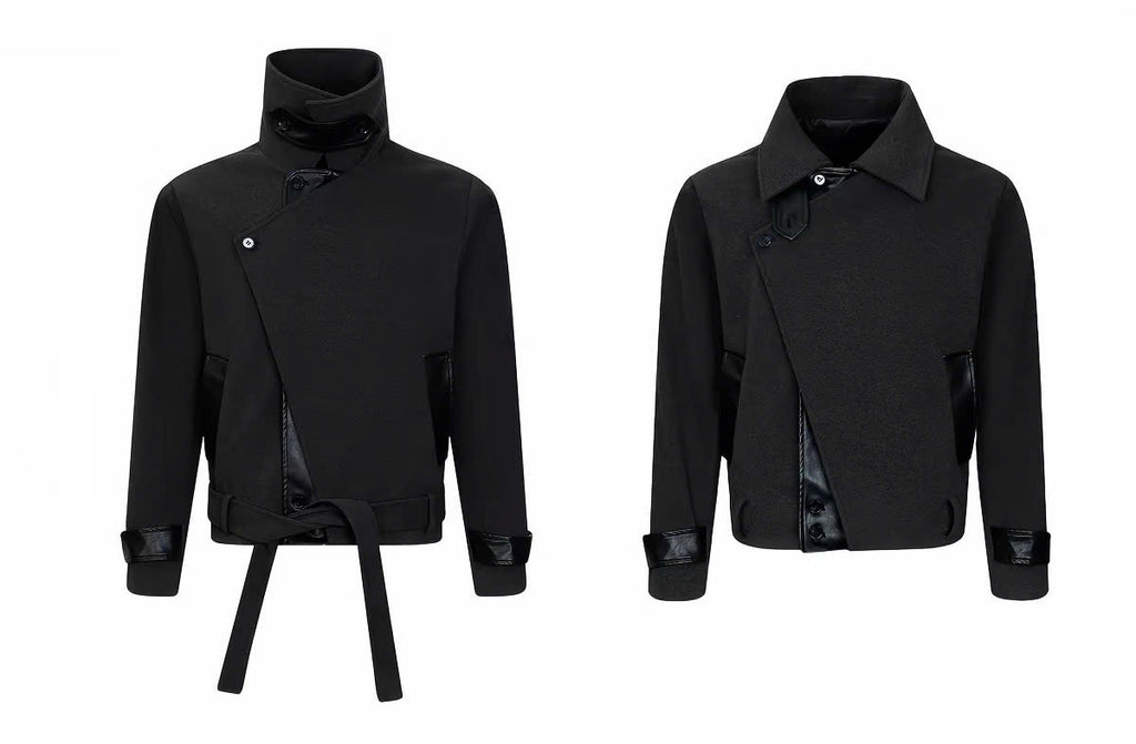 Wool Blend Structured Jacket