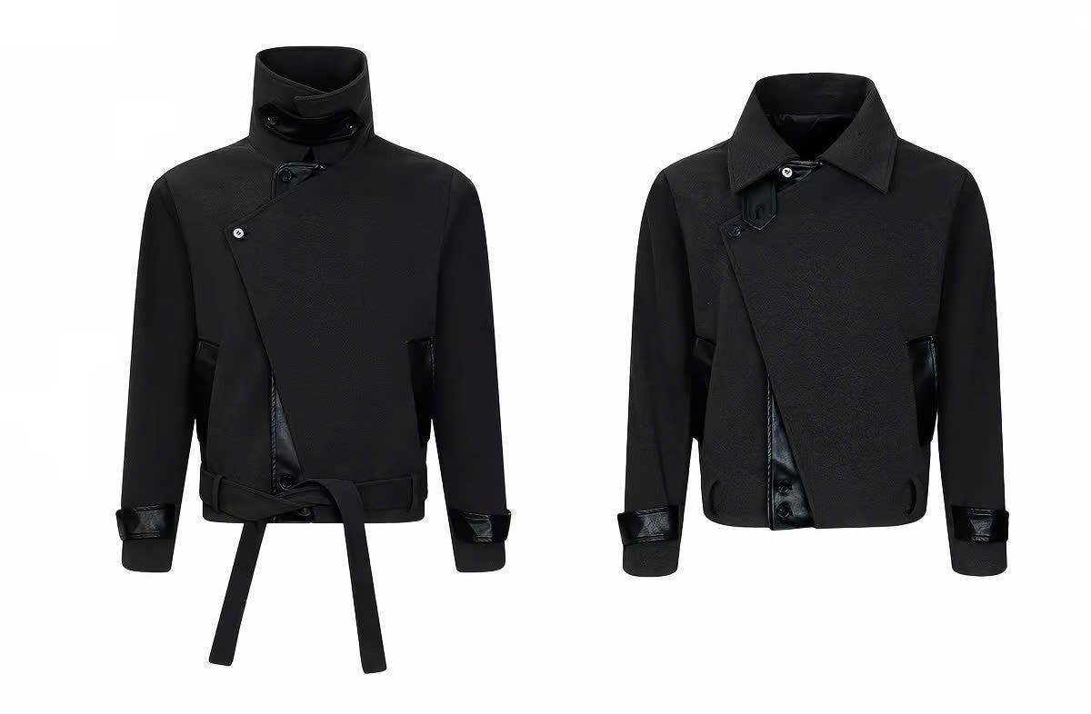 Wool Blend Structured Jacket