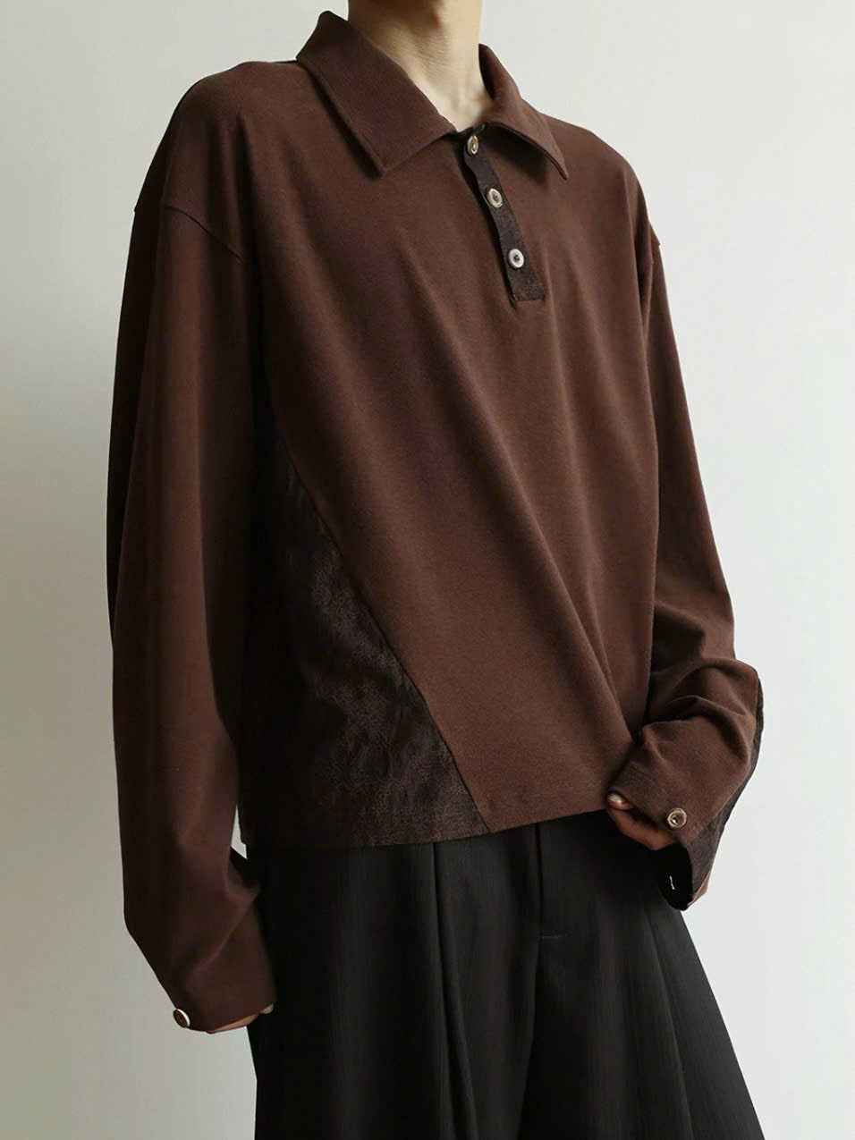 Knitted Asymmetrical Long Sleeve