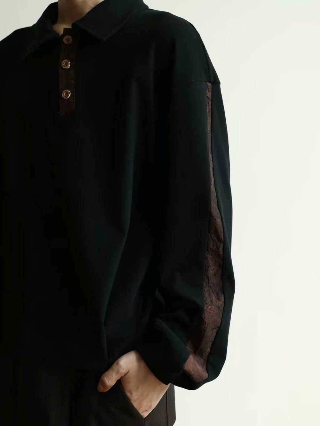 Knitted Asymmetrical Long Sleeve