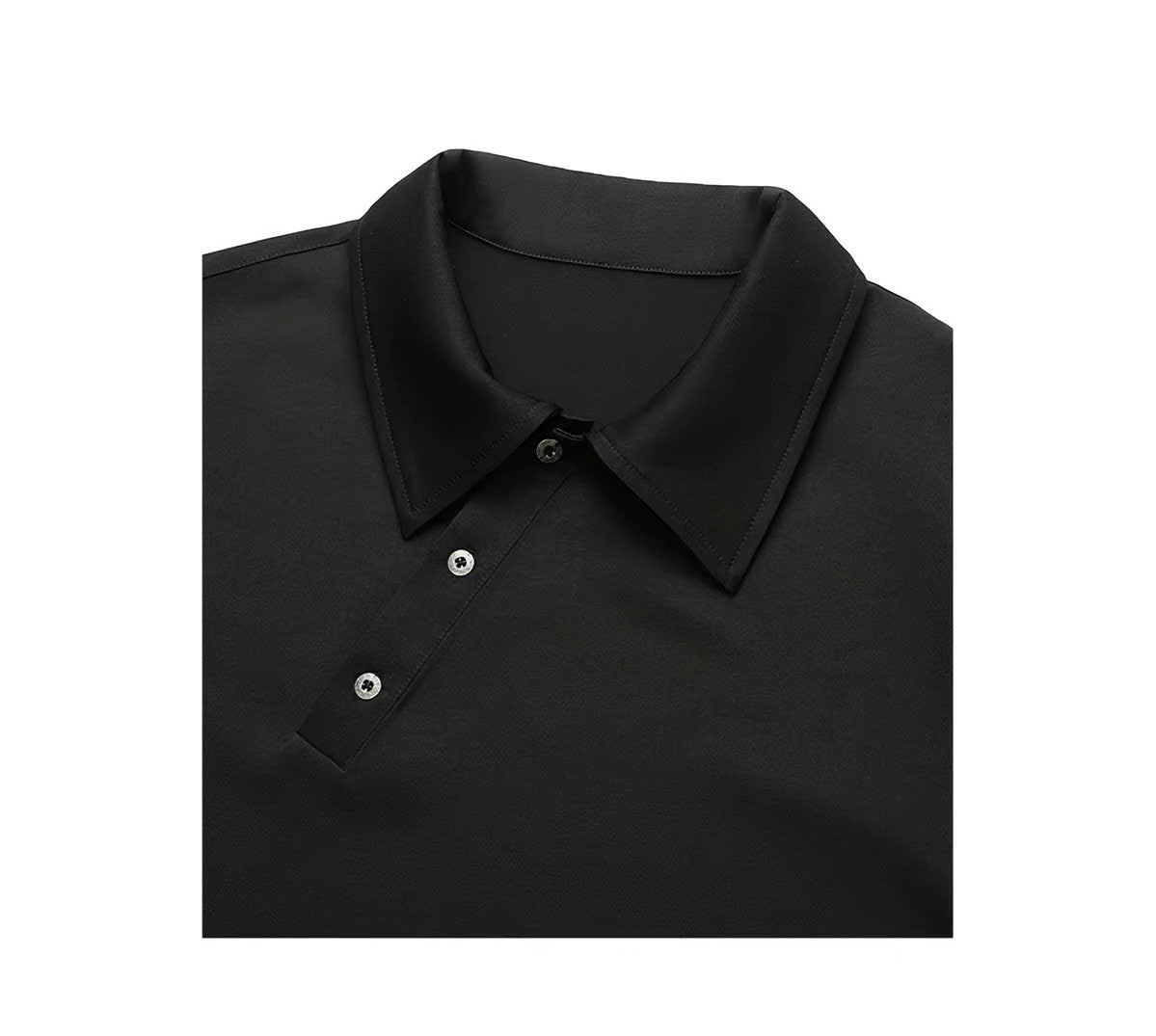 Asymmetric Placket Polo