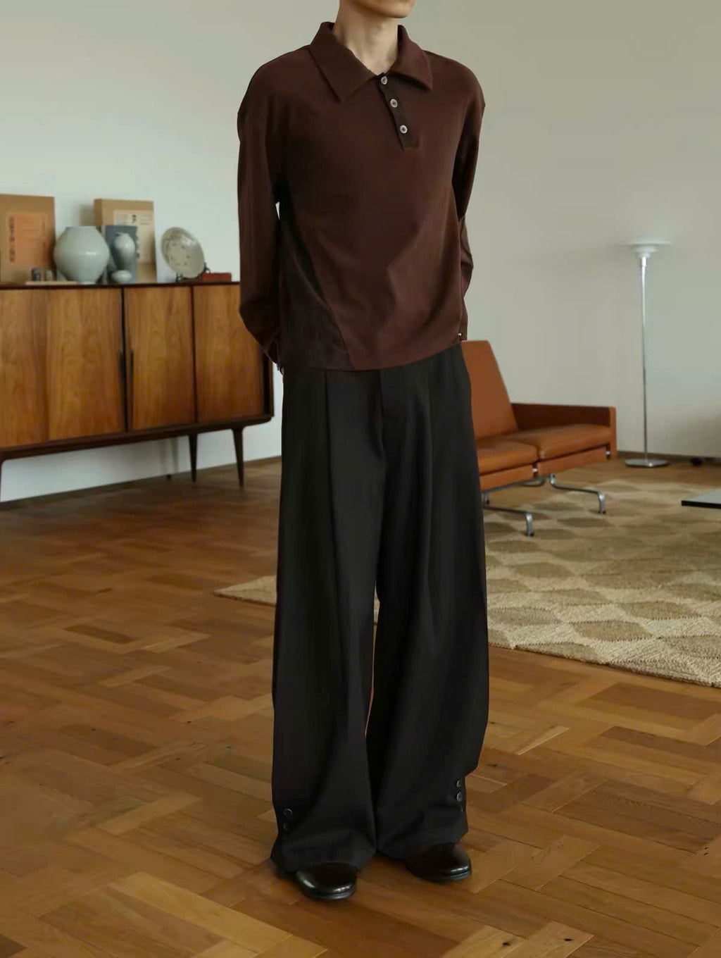 Knitted Asymmetrical Long Sleeve