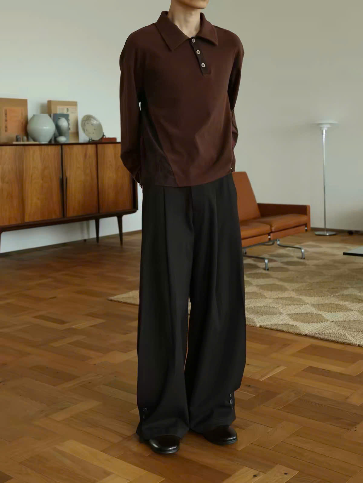 Knitted Asymmetrical Long Sleeve