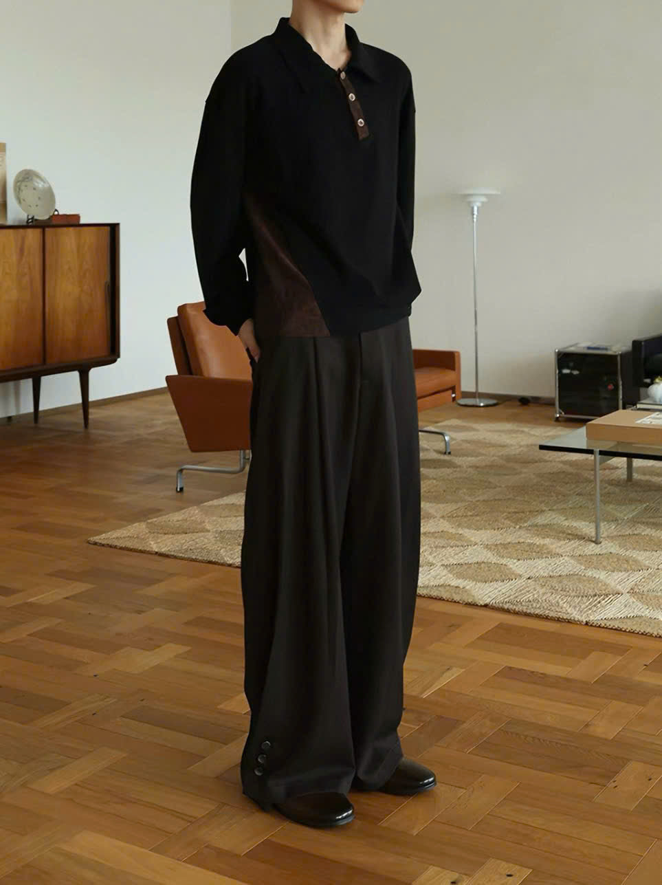 Knitted Asymmetrical Long Sleeve
