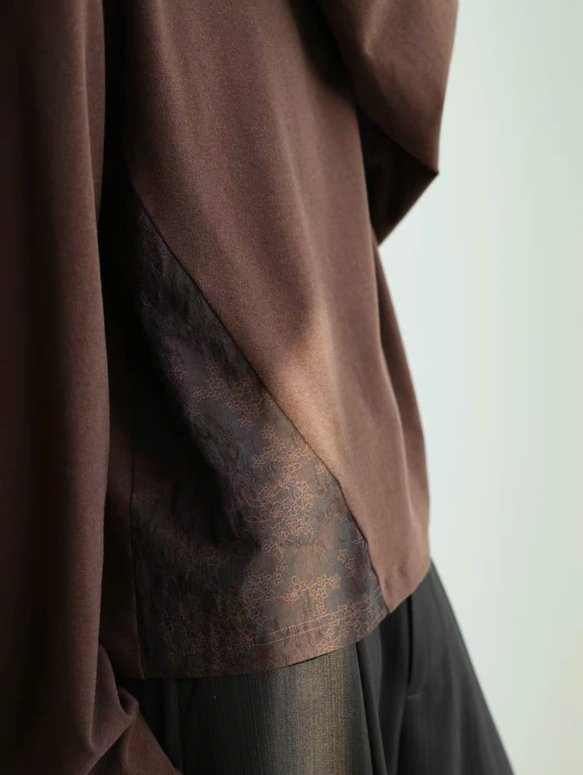 Knitted Asymmetrical Long Sleeve