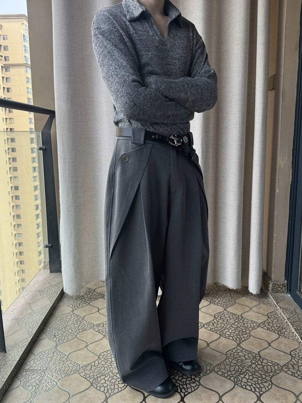 Sun Pleated Trousers