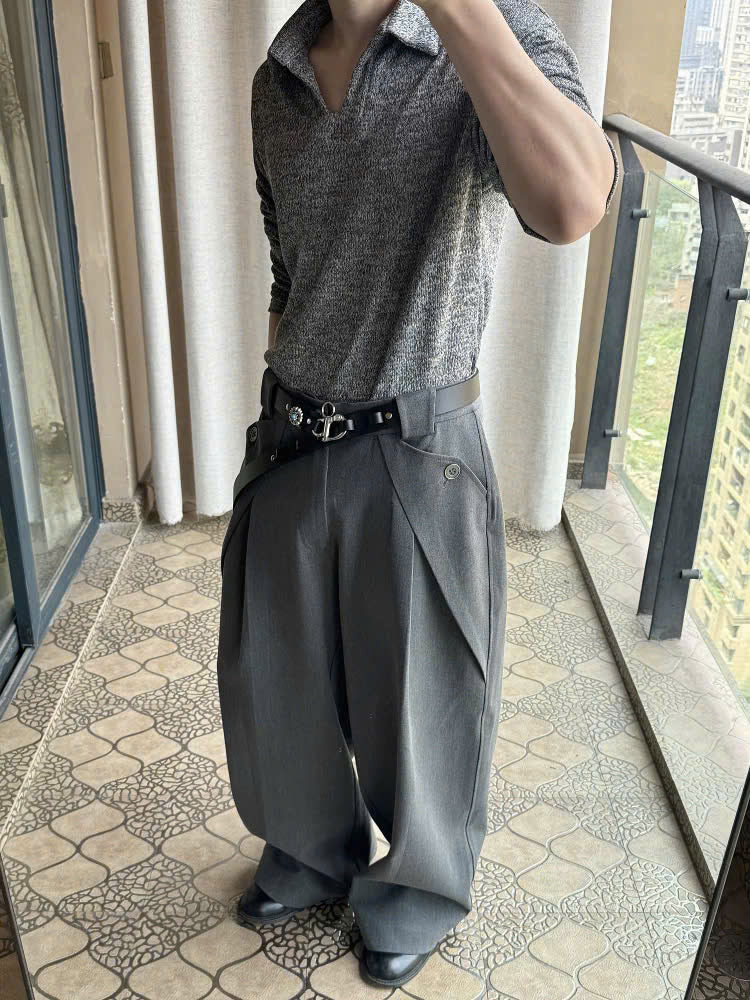 Sun Pleated Trousers