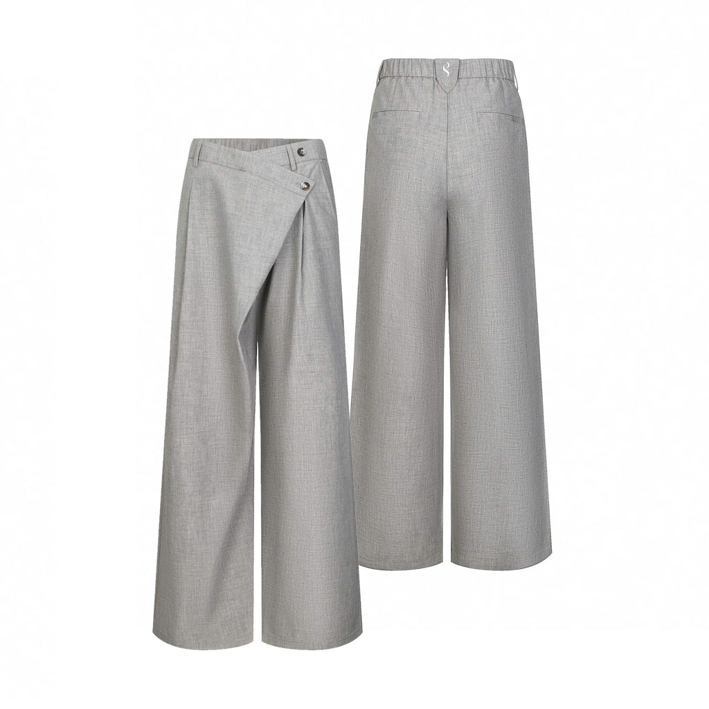 Asymmetric Wrap Trousers