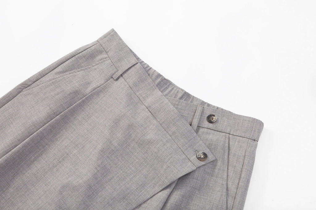 Asymmetric Wrap Trousers