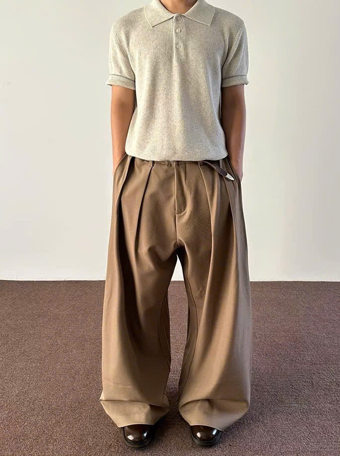 Multi Pleat Trousers