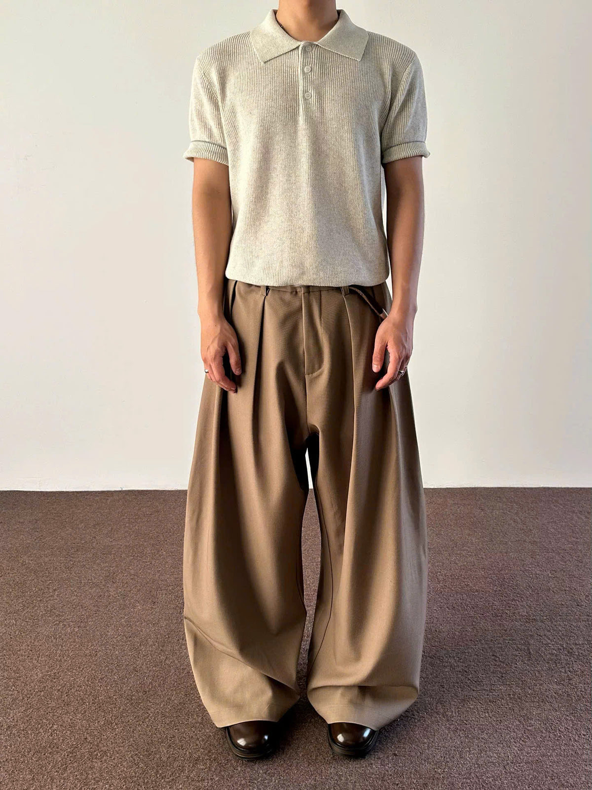 Multi Pleat Trousers