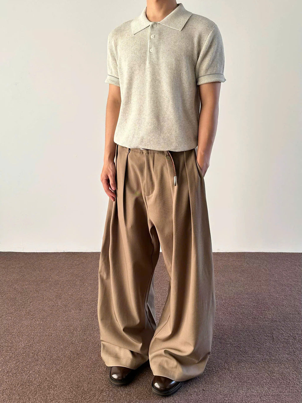 Multi Pleat Trousers