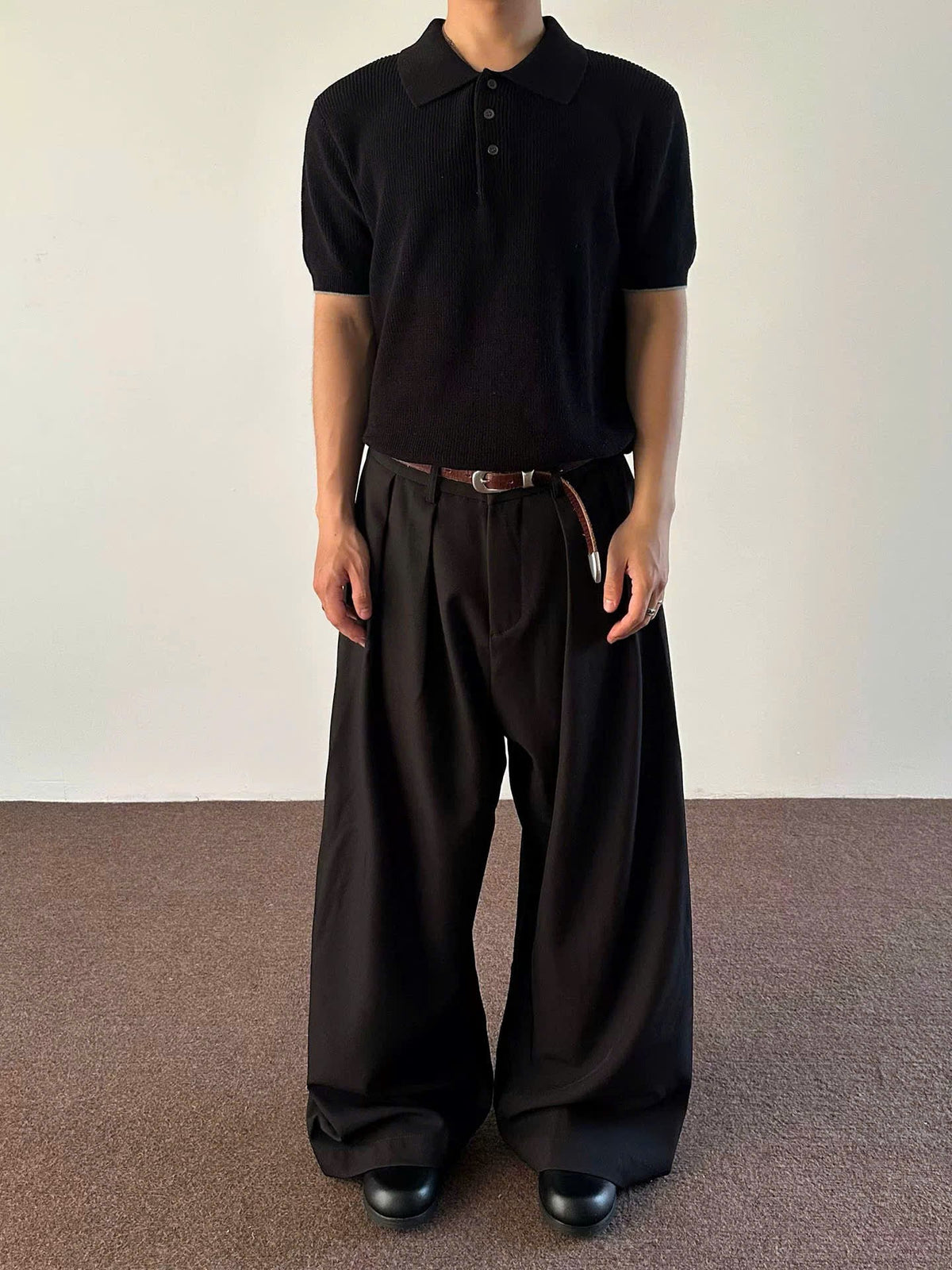 Multi Pleat Trousers