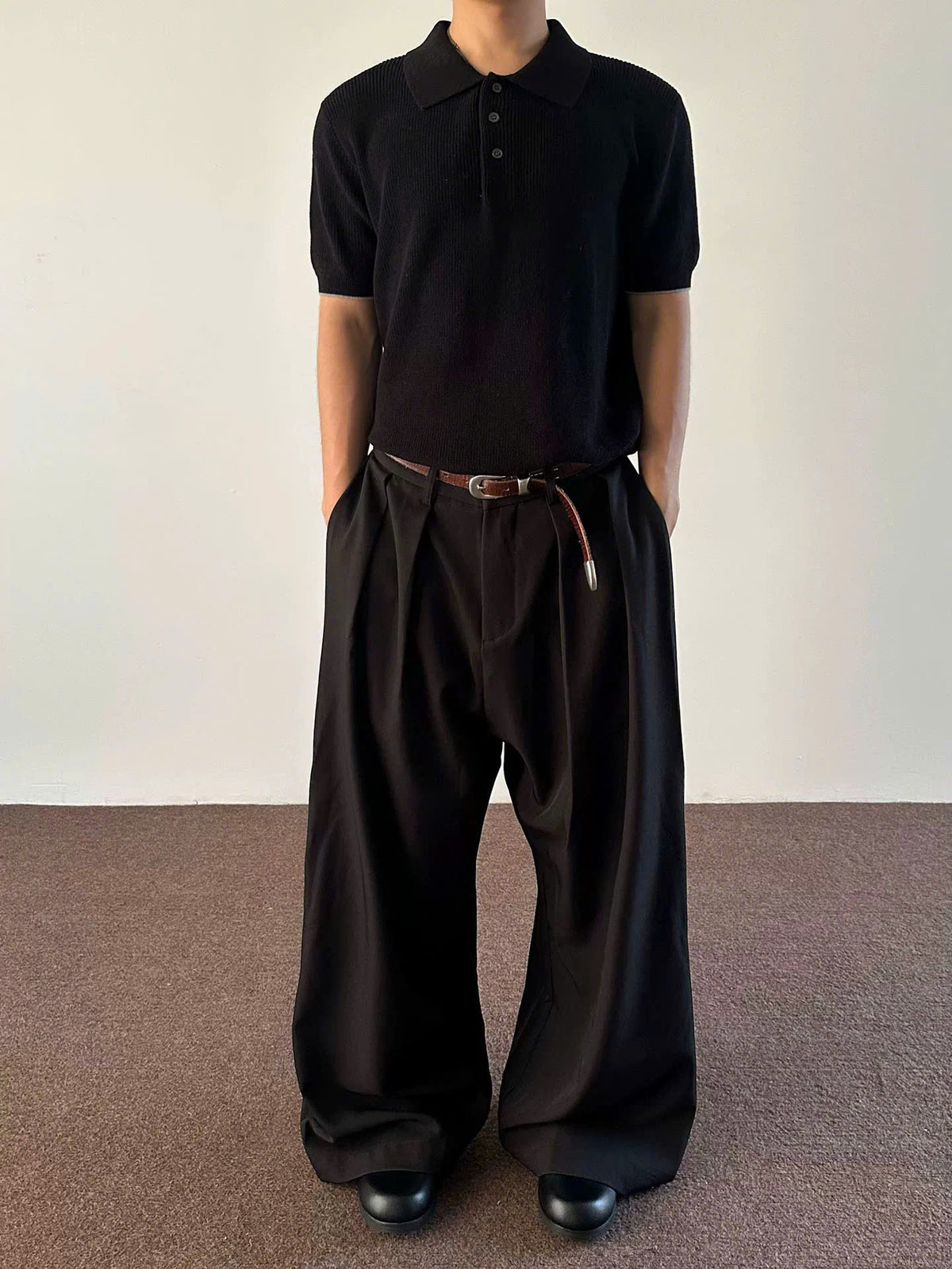 Multi Pleat Trousers