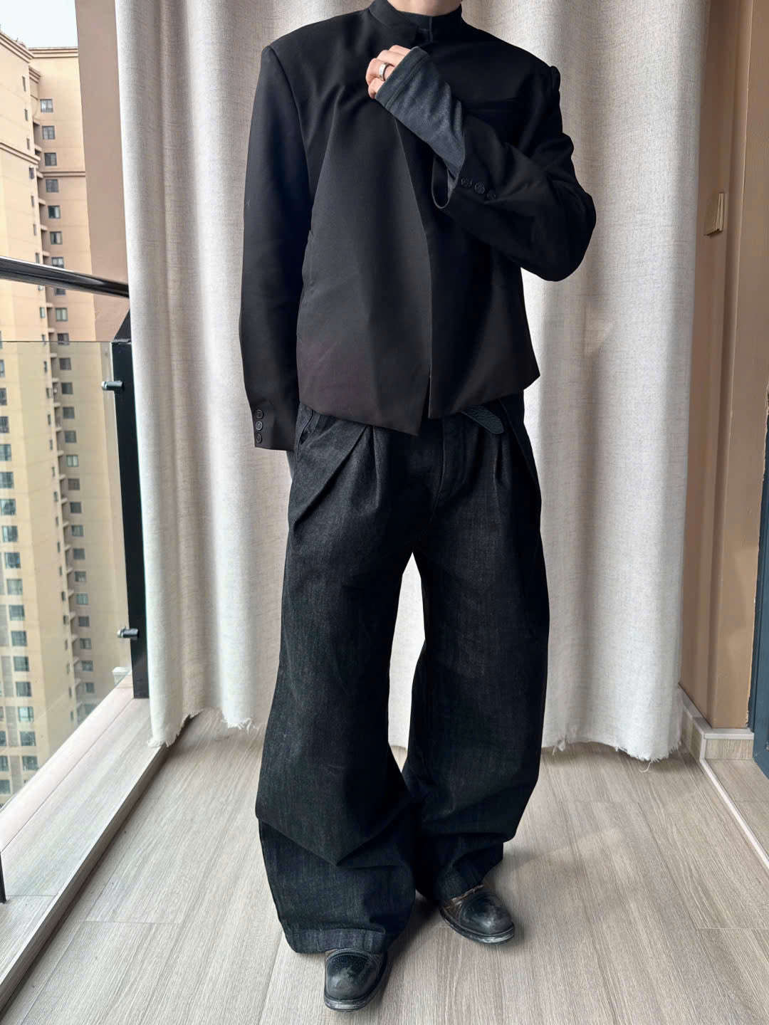Oblivion Stand Collar Suit Jacket