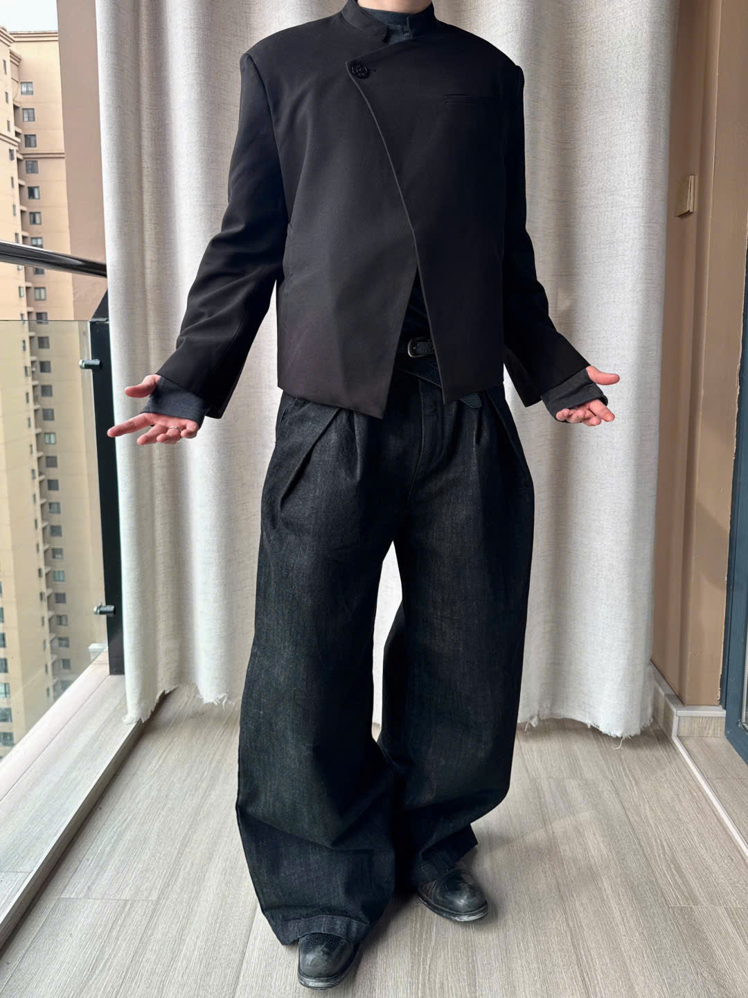 Oblivion Stand Collar Suit Jacket
