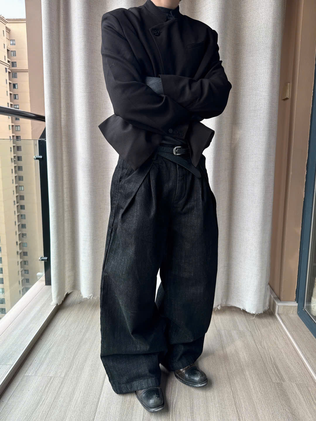 Oblivion Stand Collar Suit Jacket