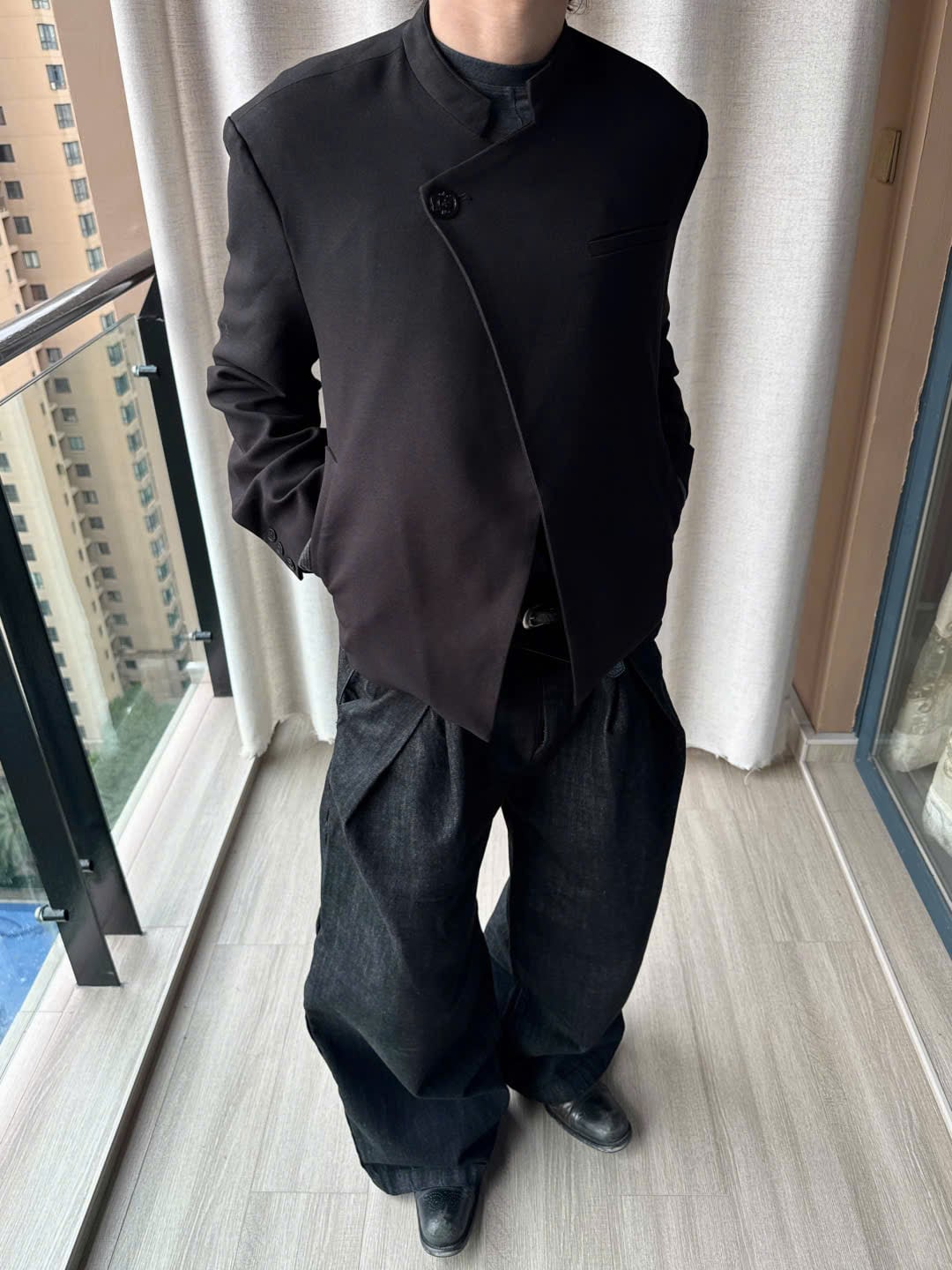 Oblivion Stand Collar Suit Jacket