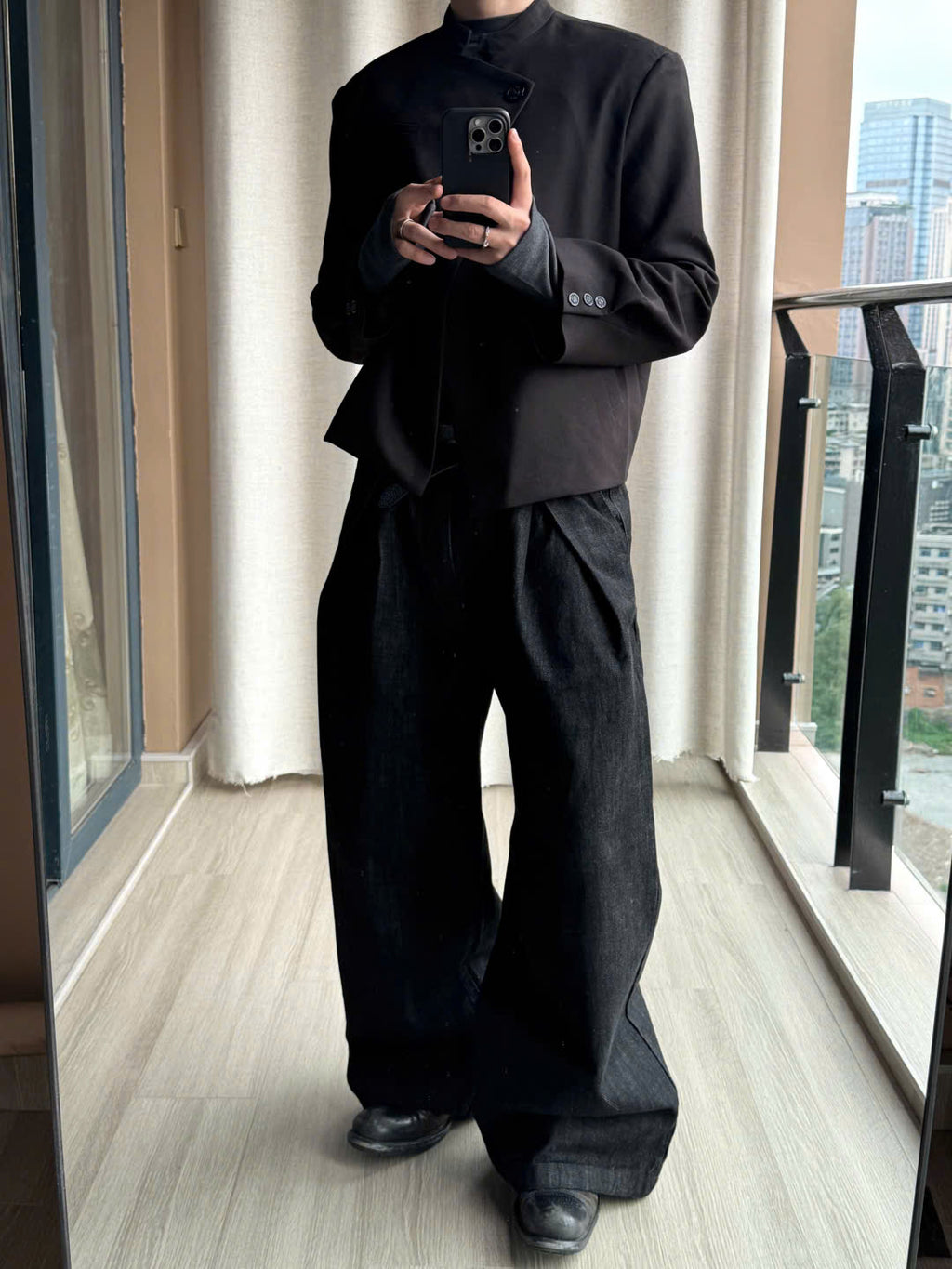 Oblivion Stand Collar Suit Jacket
