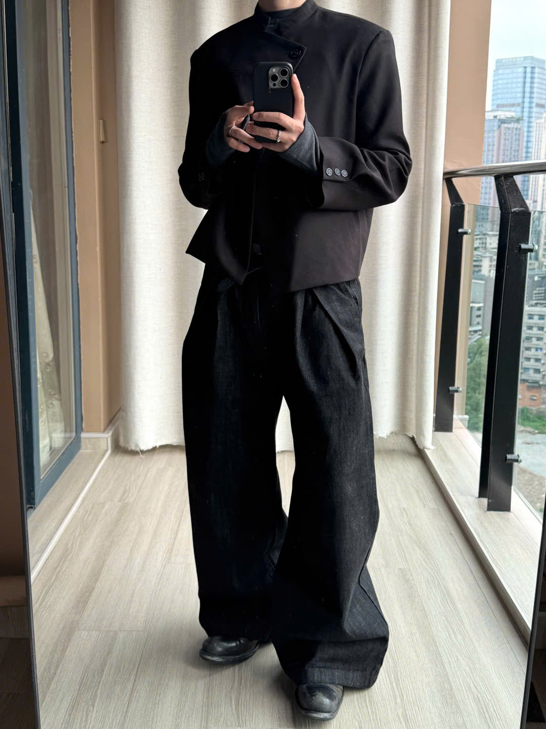 Oblivion Stand Collar Suit Jacket