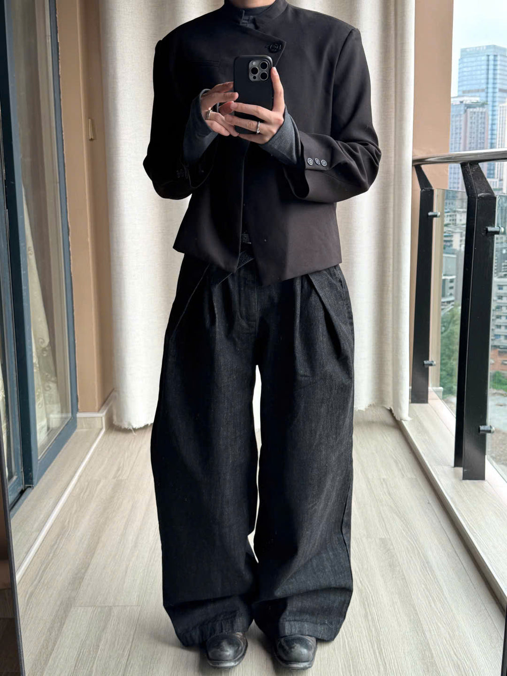 Oblivion Stand Collar Suit Jacket
