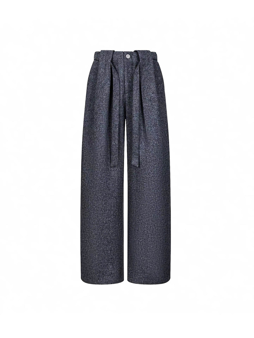 Pleated Belted Trousers