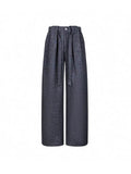 Pleated Belted Trousers