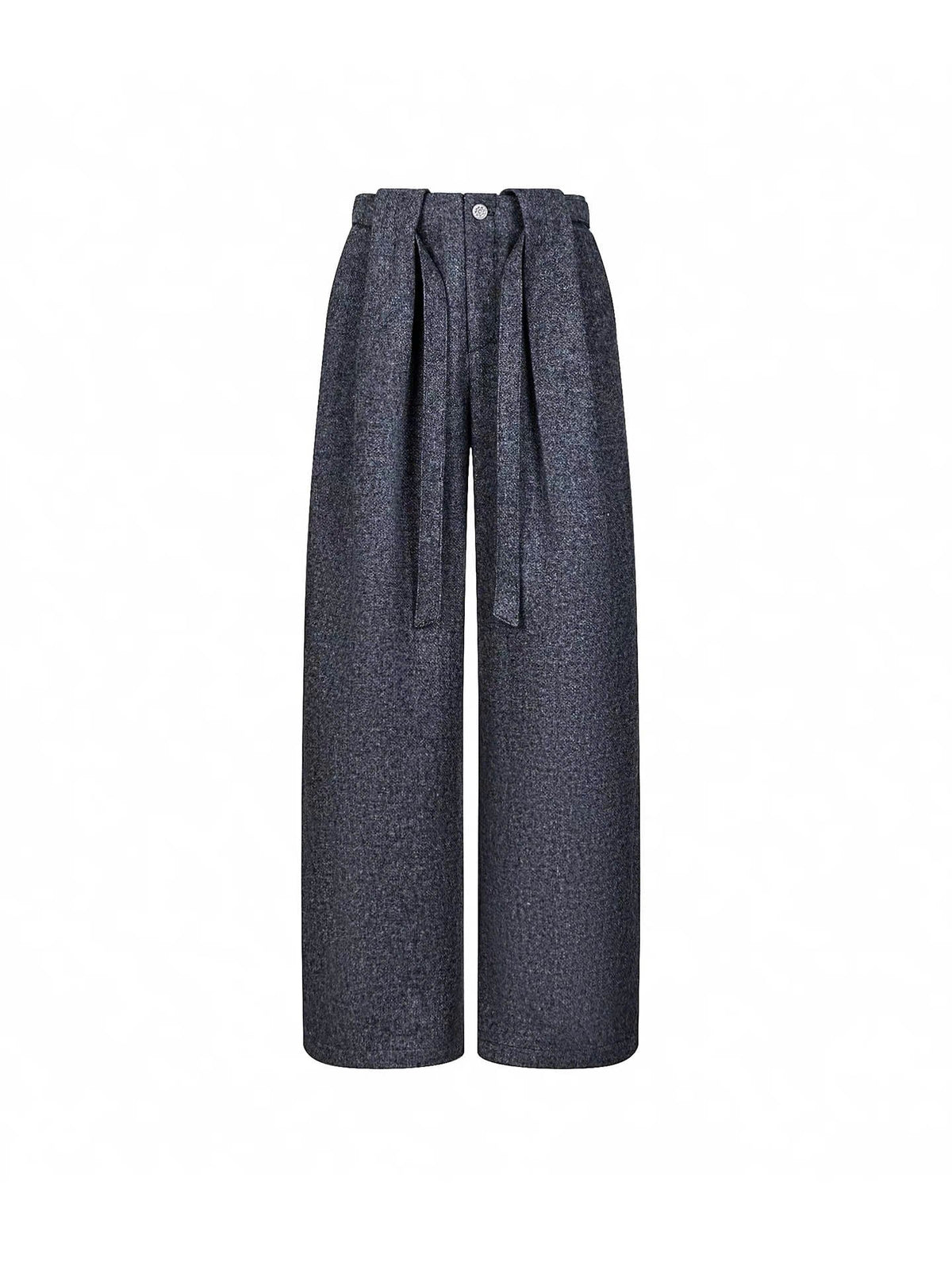 Pleated Belted Trousers