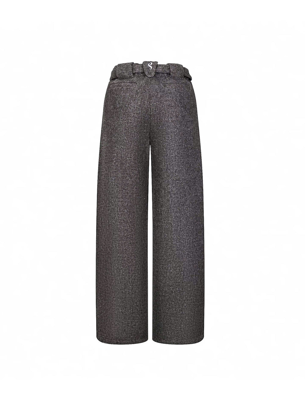 Pleated Belted Trousers