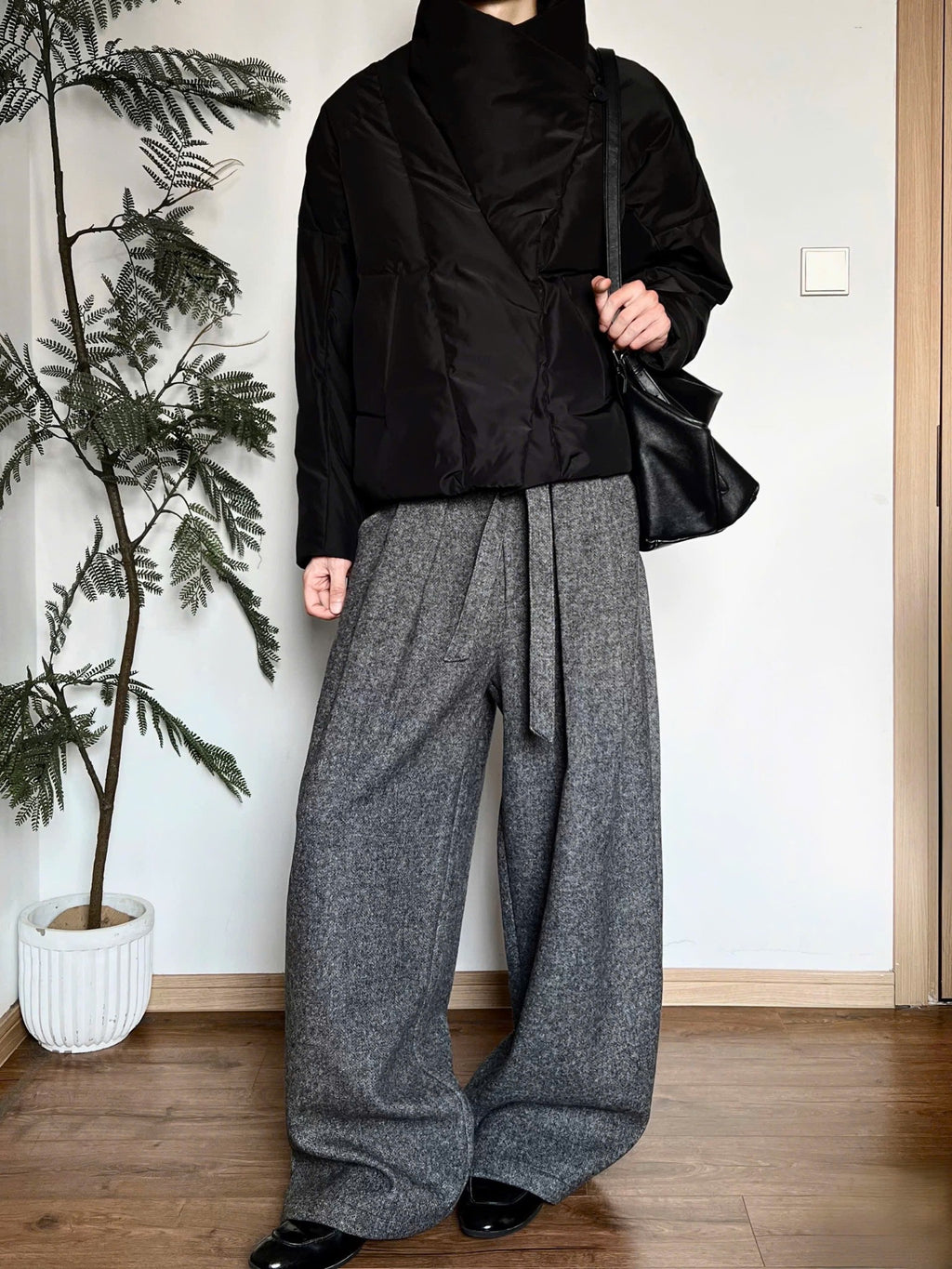 Asymmetric Puffer Jacket