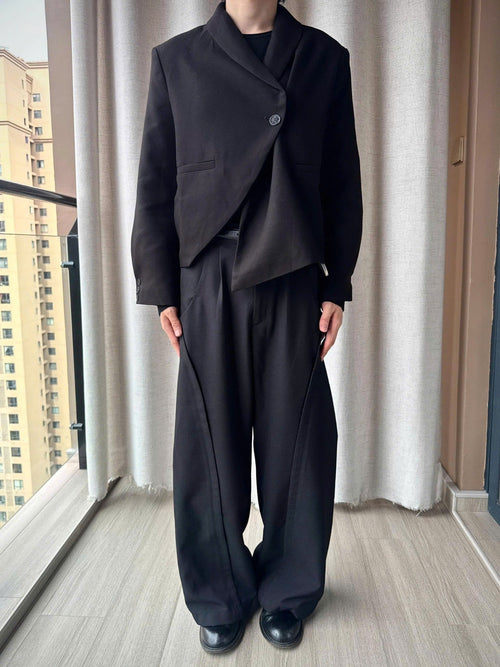 Asymmetric Blazer Jacket