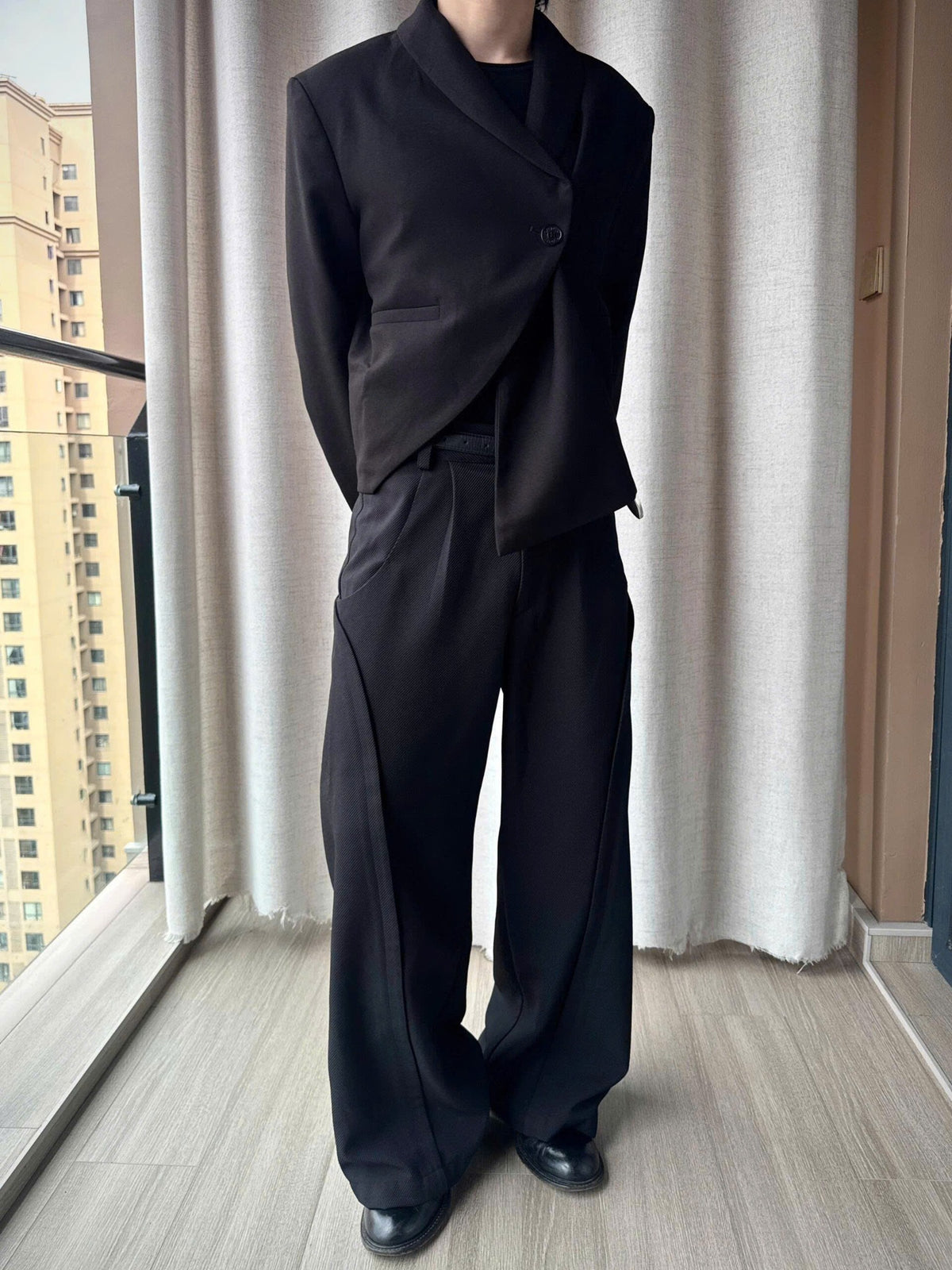 Asymmetric Blazer Jacket