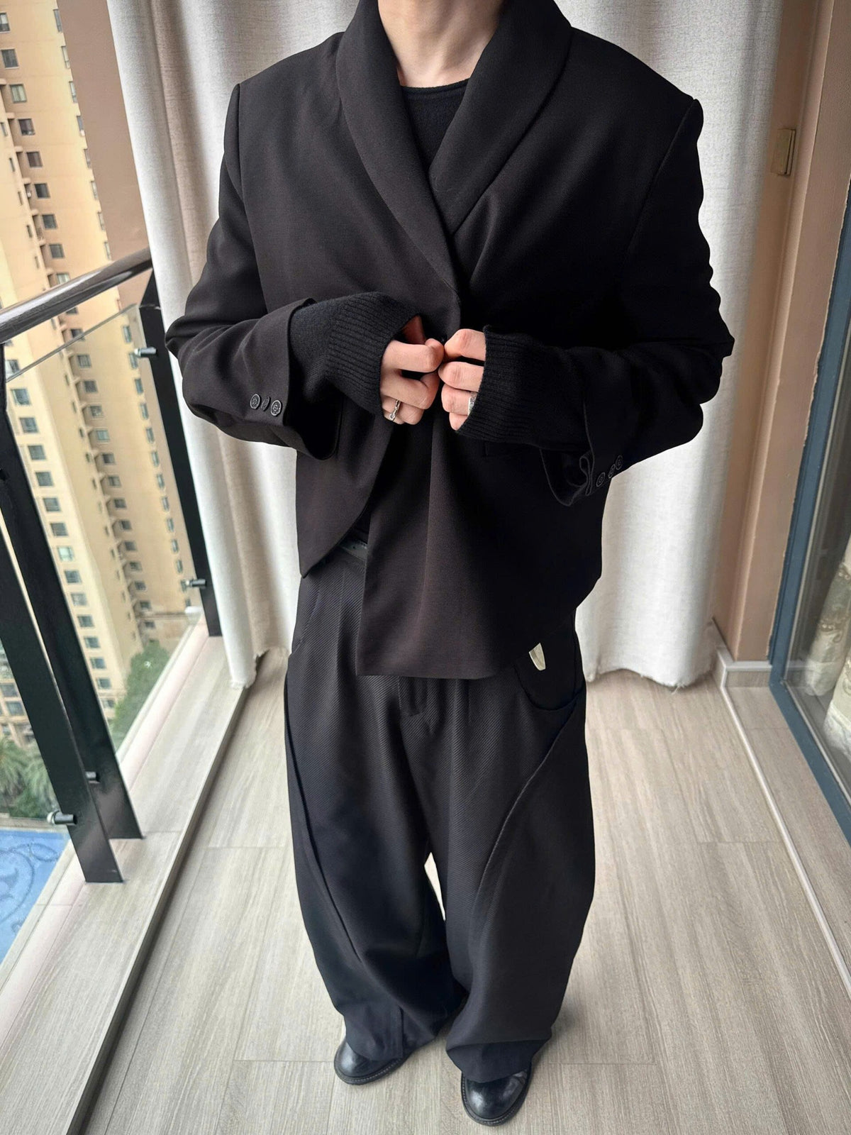 Asymmetric Blazer Jacket