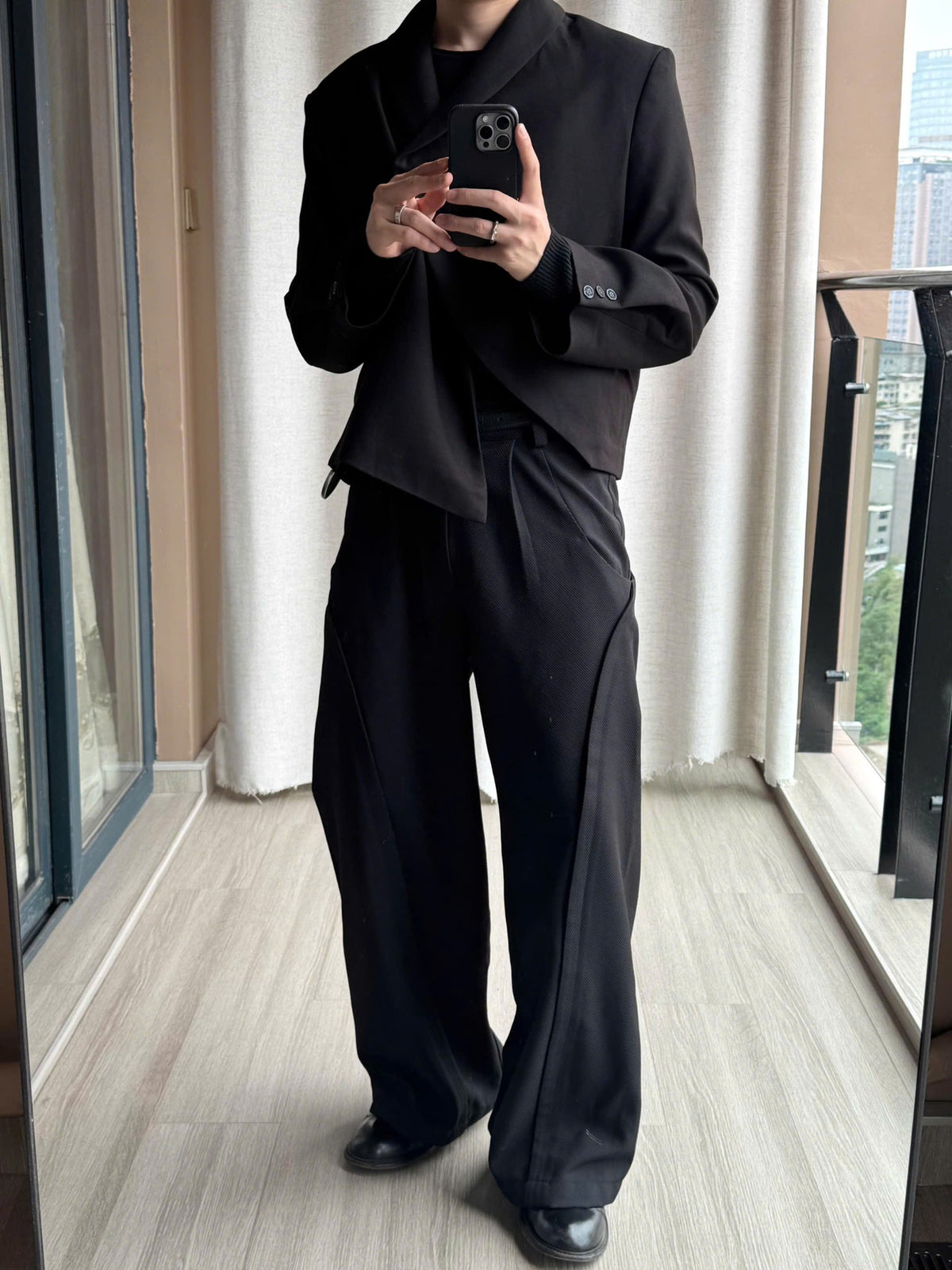 Asymmetric Blazer Jacket
