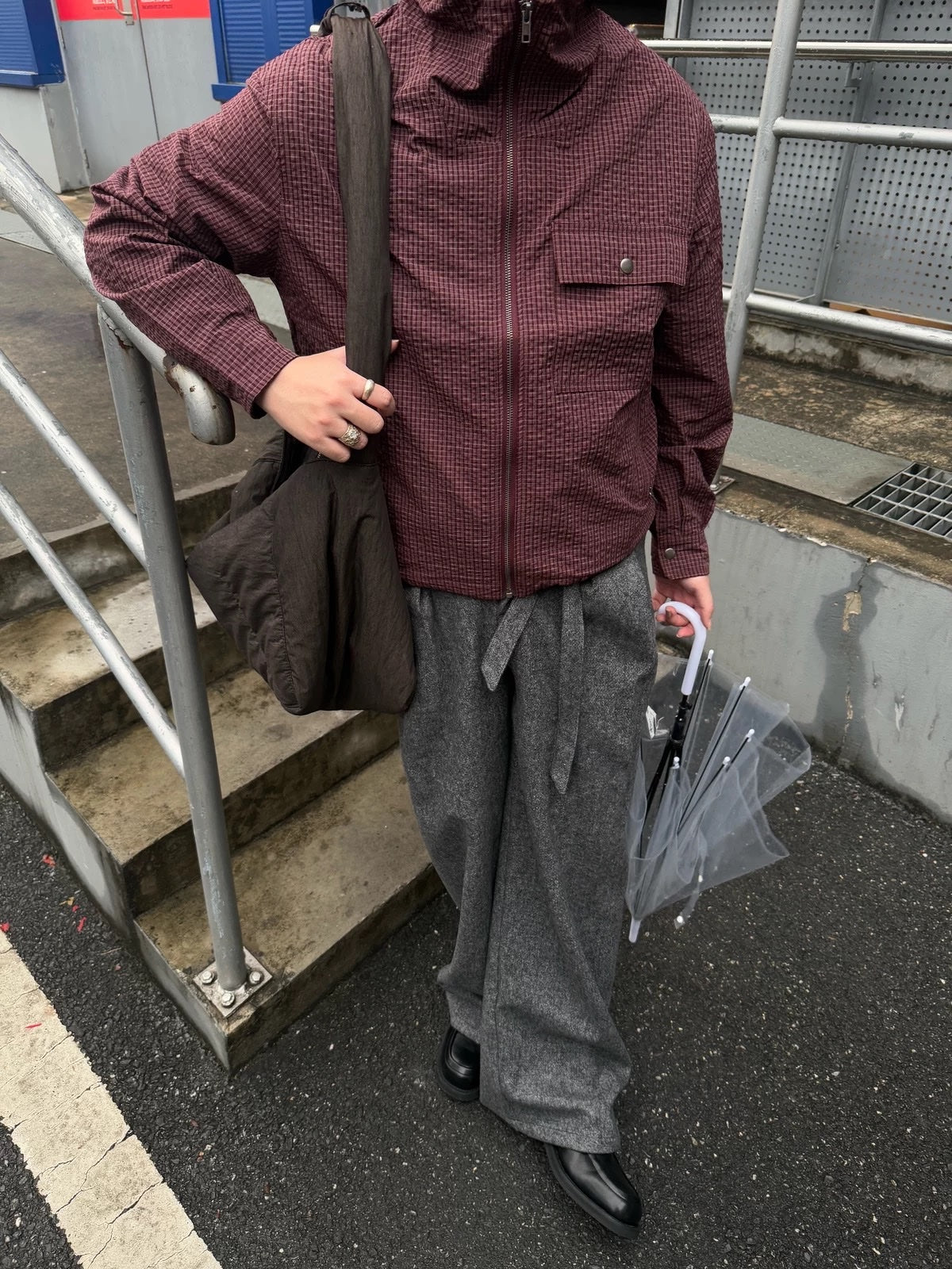 Pleated Belted Trousers