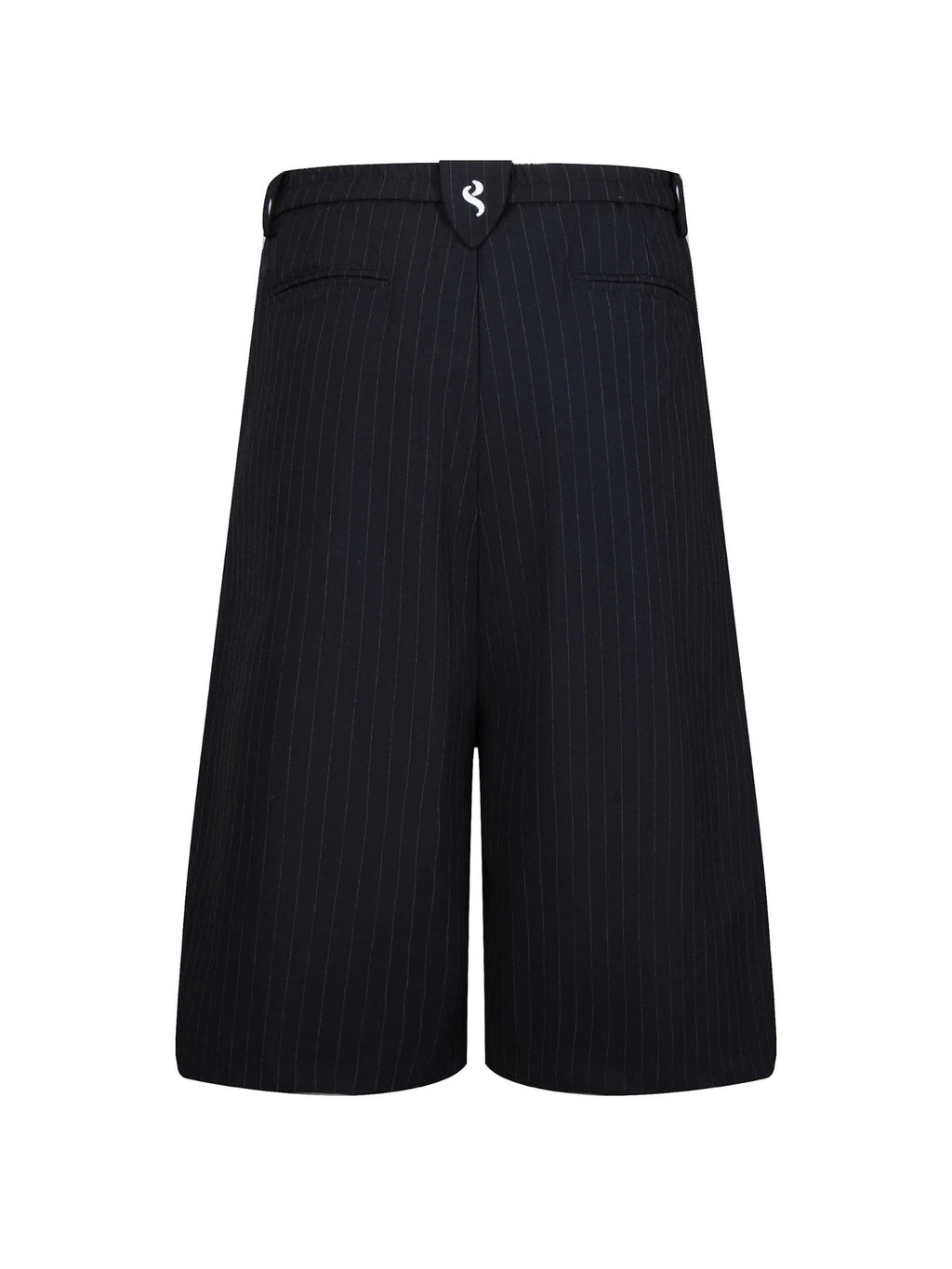 Striped Pleated Shorts