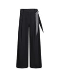 Striped Pleated Trousers