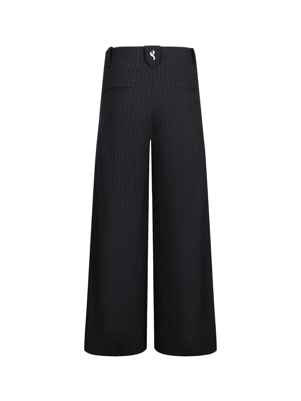 Striped Pleated Trousers