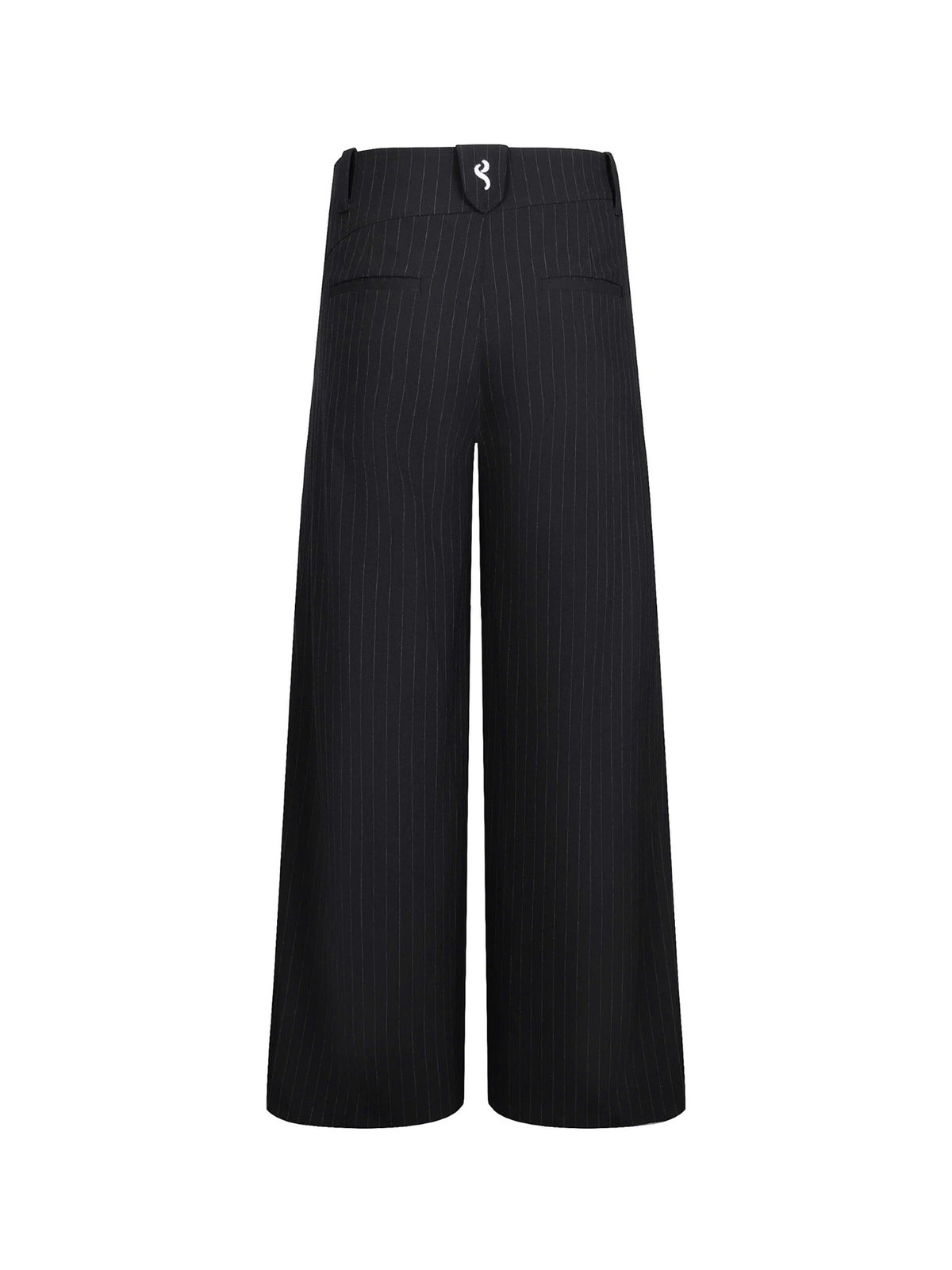 Striped Pleated Trousers