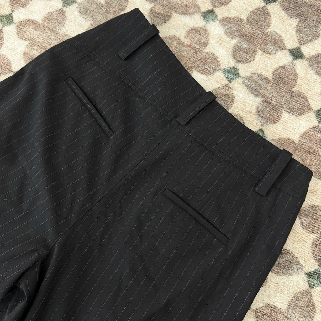 Striped Pleated Trousers